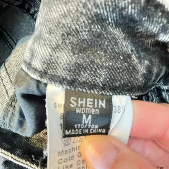 Shein Frosted Mom Jeans - Picture 7 of 8